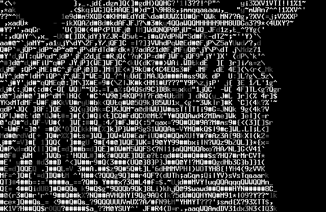 Zebra ASCII Art