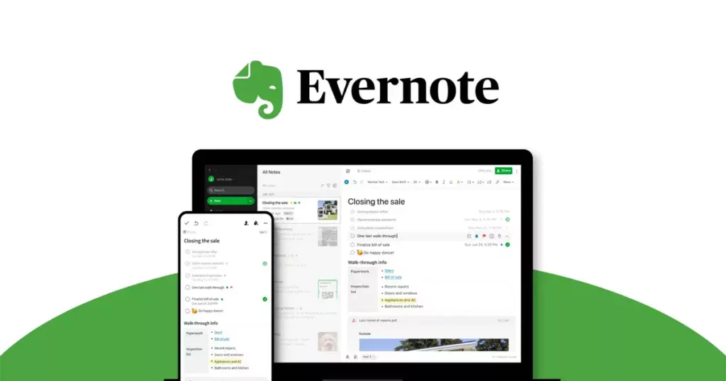 Evernote: app di produttività